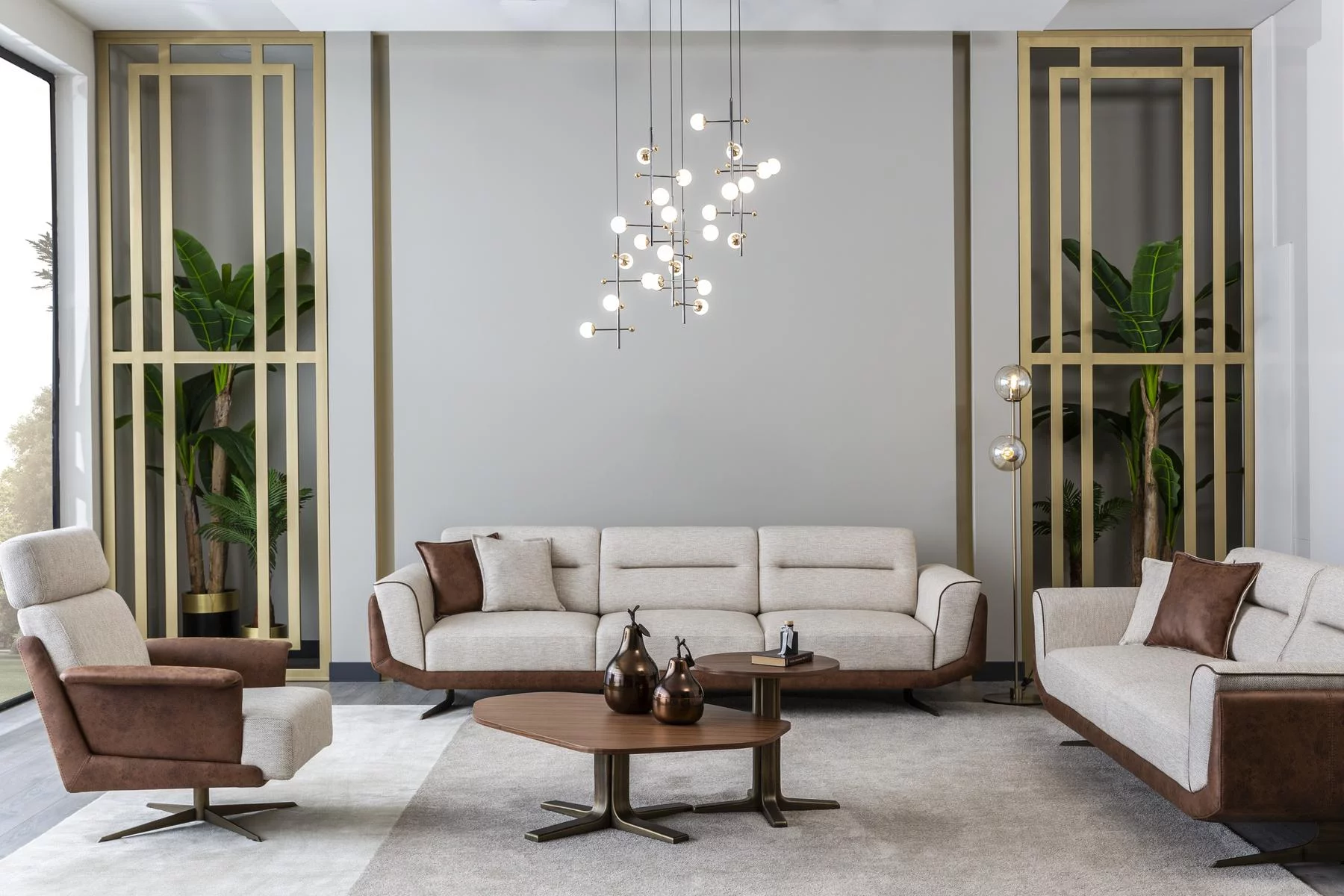 Orion Ceviz Koltuk Takımı